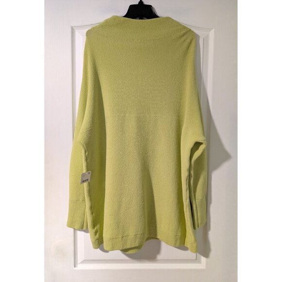 Free People Lime Green Turtleneck Sweater - Picture 3 of 13